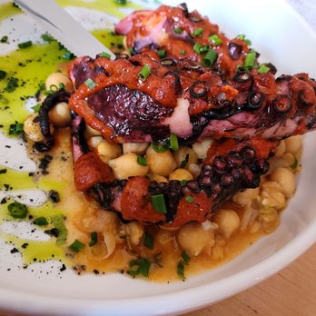 Sailor Oyster Bar - octopus- sous vide & torched, zarandeado, chickpeas. - Seafood Near Me - Annapolis, Maryland