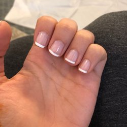 Gigi Nails & Spa - Uneven French manicure