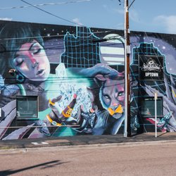 HTC Studios - Phoenix Uptown - Mural by Nyla Lee.