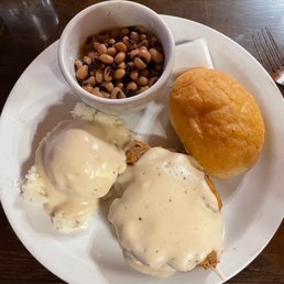 Smallest Chicken Fried Steak I've ever seen.  I left hungry.