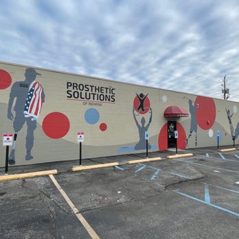 Prosthetic Solutions Mural - Public Art Near Me - Indianapolis, Indiana
