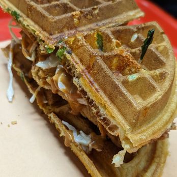 Broast Chicken & Waffles - a stack of waffles - Waffles Near Me - Mississauga, Ontario Broast Chicken & Waffles - a stack of waffles - Waffles Near Me - Mississauga, Ontario