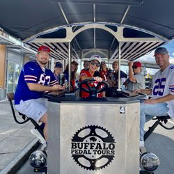 Buffalo Pedal Tours - Buffalo Bills Theme Party
