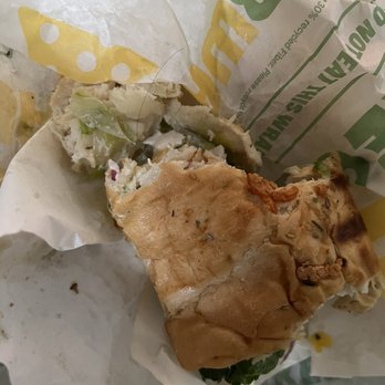 Subway - a half eaten sandwich in a wrapper - Fast Food Near Me - Kansas City, Kansas