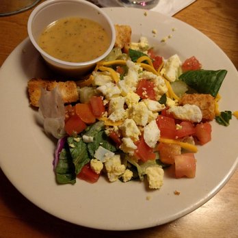 Texas Roadhouse - House salad with Italian dressing. So good! And alot for a side salad too - American Near Me - Mesa, Arizona Texas Roadhouse - House salad with Italian dressing. So good! And alot for a side salad too - American Near Me - Mesa, Arizona