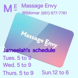 This is Jameelah's schedule. Please book accordingly. This is Jameelah's schedule. Please book accordingly.