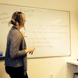 Live TEFL Prague - During one of my student teaching sessions.