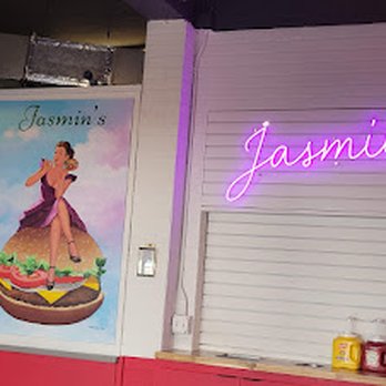 Jasmin's - Custom Sign - Burgers Near Me - San Francisco, California