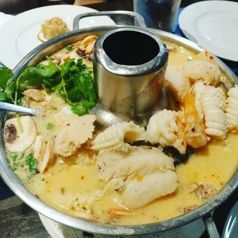 Panya Thai Kitchen - Seafood mix hot pot soup - Thai Near Me - Escondido, California Panya Thai Kitchen - Seafood mix hot pot soup - Thai Near Me - Escondido, California