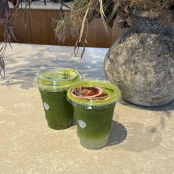 Comet Over Delphi - Coconut Matcha & Yuzu Matcha - Coffee & Tea Near Me - Highland Park, California