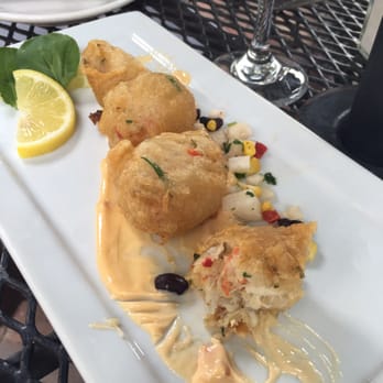 Backstreet Cafe - Crab beignets are easily my new favorite - New American Near Me - Houston, Texas