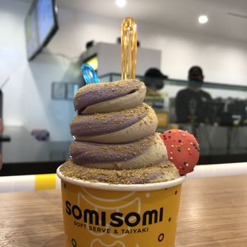 Somisomi - AH-BOONG ON THE SIDE WITH UBE AND SALTED CARAMEL SWIRL - Ice Cream & Frozen Yogurt Near Me - Bellevue, Washington Somisomi - AH-BOONG ON THE SIDE WITH UBE AND SALTED CARAMEL SWIRL - Ice Cream & Frozen Yogurt Near Me - Bellevue, Washington