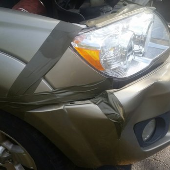 Classic Collision - I had to tape it together to drive it home after the wreck. - Body Shops Near Me - Grovetown, Georgia