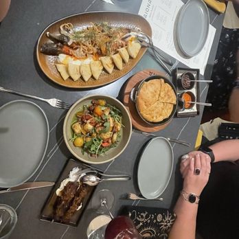 Aiona - The first part of our meal - Mediterranean Near Me - Sacramento, California
