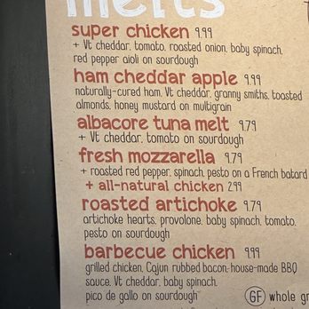 The Works Bakery Cafe - Sandwich melts menu - Bagels Near Me - Amherst, Massachusetts The Works Bakery Cafe - Sandwich melts menu - Bagels Near Me - Amherst, Massachusetts