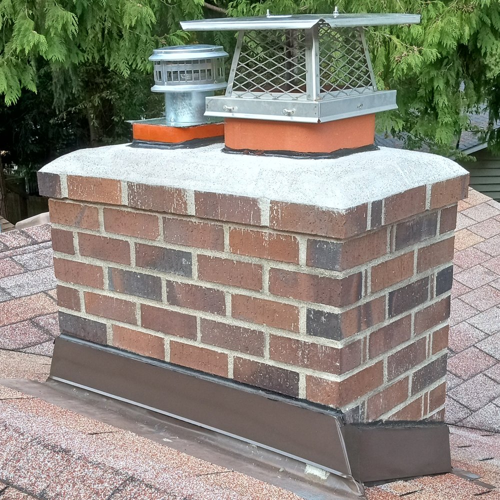 Ed's Chimney Sweep and Masonry - can a chimey be art? if so, this is art. - Masonry/Concrete Near Me - Bothell, Washington