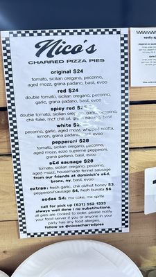 Menu photo 1 Nico's Charred Pies Copiague, NY