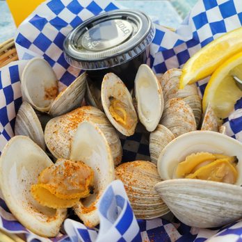 Martell's Tiki Bar - Steamed clams - Tiki Bars Near Me - Point Pleasant, New Jersey