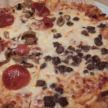 MOD Pizza - Extra cheese, half pep, mush and half beef. - Fast Food Near Me - Augusta, Georgia