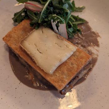 Puritan & Company - Restaurant Week Spring 2024 Mushroom Tarte (delicious!!) - New American Near Me - Cambridge, Massachusetts