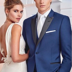 Tuxedo Junction - Ike Behar Cobalt Blue with Black Trim