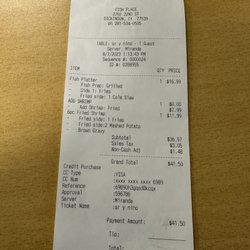 Unbelievable Bill for Nothing