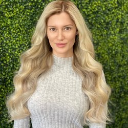 Hair by Ben Hernandez - Full head of 22 inch I-Tip Hair Extensions