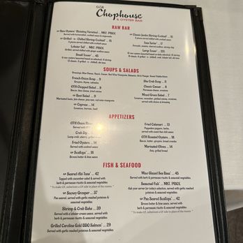 OTH Chophouse - Menu - Steakhouses Near Me - Roanoke, Virginia OTH Chophouse - Menu - Steakhouses Near Me - Roanoke, Virginia