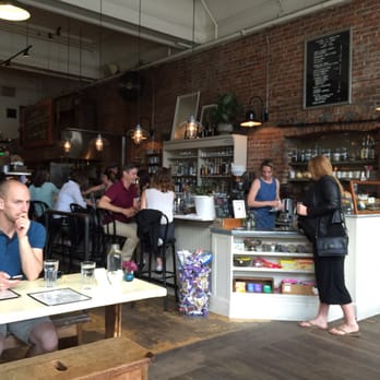 Oddfellows Cafe & Bar - Facing bar/coffee area. - Breakfast & Brunch Near Me - Seattle, Washington