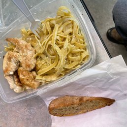 a meal in a plastic container