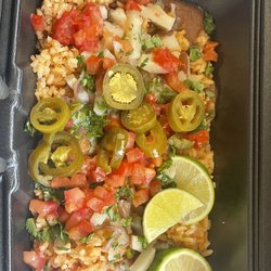Go Loco Street Tacos & Burritos - The veggie bowl I got. (Go Loco: Street Tacos & Burritos)