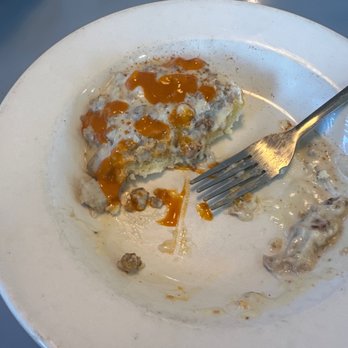 Zozo's Sandwich House - Biscuits and Gravy with some Booy's hot sauce!!! - Sandwiches Near Me - Spokane, Washington Zozo's Sandwich House - Biscuits and Gravy with some Booy's hot sauce!!! - Sandwiches Near Me - Spokane, Washington