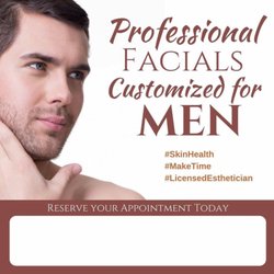 Yes those guys like facials too. Plus offer a beard service too.