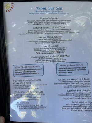 Menu photo 4 Bella Vida Garden Cafe West Cape May, NJ