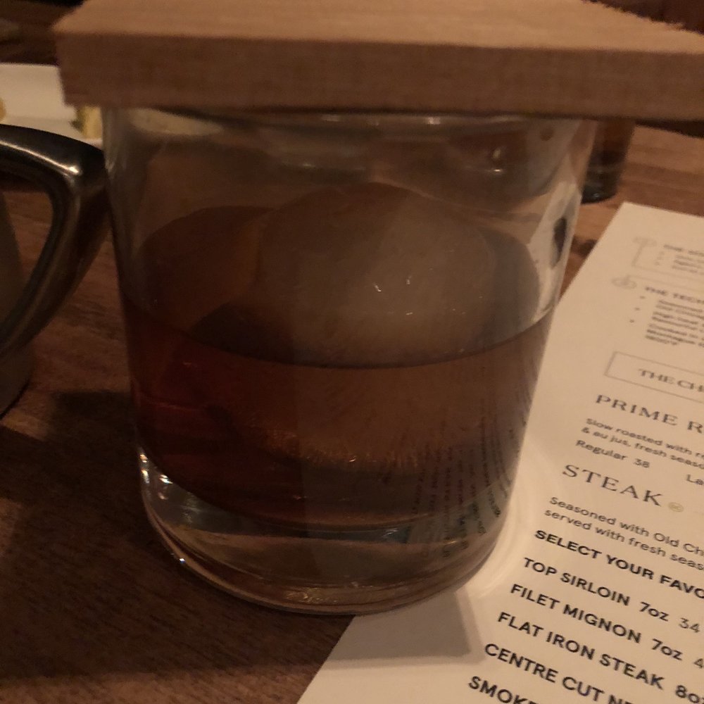 Chop Steakhouse & Bar - The best old-fashioned you will ever have - Steakhouses Near Me - Edmonton, Alberta