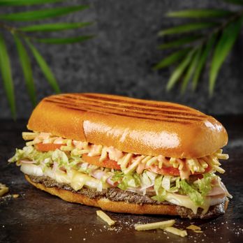 Karla Bakery - a sub sandwich with lettuce, tomato, and cheese - Bakeries Near Me - Hialeah, Florida