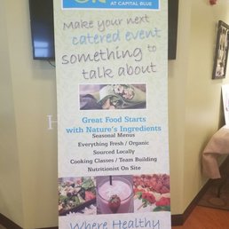 Healthy you caters with organic food!