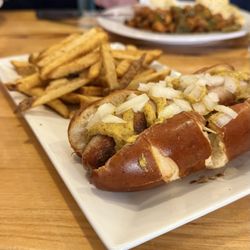 Crosby's Tavern & Gaming - Bavarian bratwurst