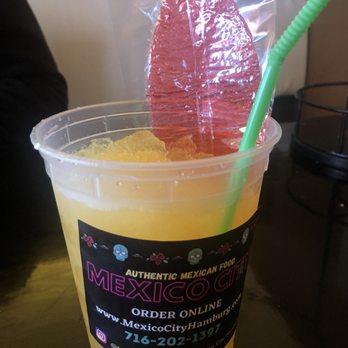 Mexico City - passionfruit juice with candy - Mexican Near Me - Hamburg, New York Mexico City - passionfruit juice with candy - Mexican Near Me - Hamburg, New York