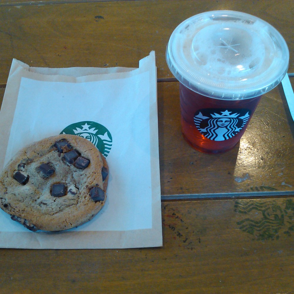 Starbucks - Being a few merchants over from Carl's Jr., I had an iced tea and a chocolate chip cookie here. - Coffee & Tea Near Me - Happy Valley, Oregon Starbucks - Being a few merchants over from Carl's Jr., I had an iced tea and a chocolate chip cookie here. - Coffee & Tea Near Me - Happy Valley, Oregon