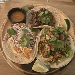 3 different tacos