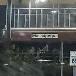 Massapequa Train Station - Rainy night
