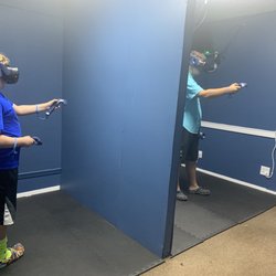 Elite Arcades - My kiddo doing VR with his cousin