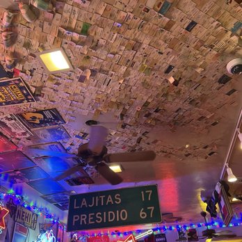 Texaz Grill - Cards on ceiling - Steakhouses Near Me - Phoenix, Arizona