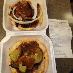 Tony's Barbecue & Steak House - The works, Sliced beef