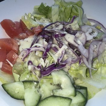 Zeta's Grill - 11'21 - salad that came with beef kabob - Mediterranean Near Me - Avondale, Arizona