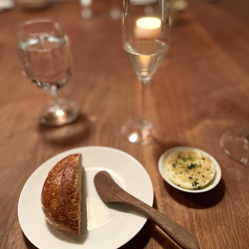 Atera - Spelt Sourdough Rolls with Yogurt Butter - New American Near Me - New York, New York Atera - Spelt Sourdough Rolls with Yogurt Butter - New American Near Me - New York, New York