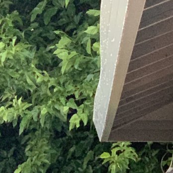 Sunrun Solar - Brand new house with gutters dented from install guys - Solar Installation Near Me Sunrun Solar - Brand new house with gutters dented from install guys - Solar Installation Near Me