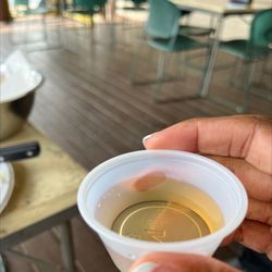 Sample of tequila