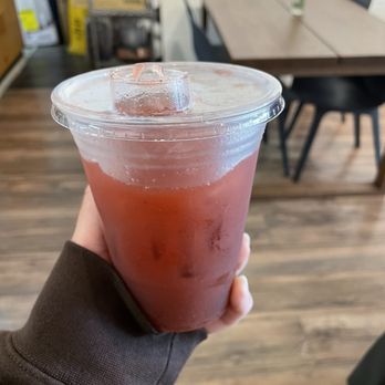 Zocalo - Strawberry Mint Cooler (Sips were taken!) - Mexican Near Me - Isla Vista, California Zocalo - Strawberry Mint Cooler (Sips were taken!) - Mexican Near Me - Isla Vista, California